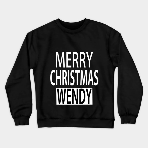 Merry Christmas Wendy Crewneck Sweatshirt by ananalsamma